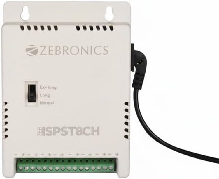 ZEBRONICS 8 Channel CCTV Power Supply