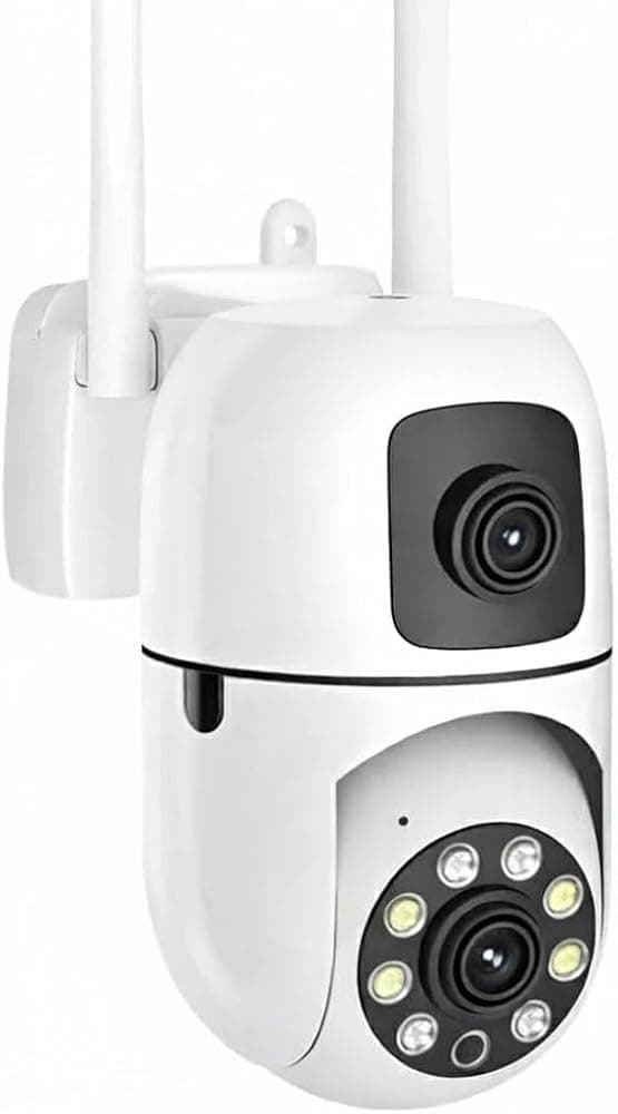 FINICKY-WORLD Dual Lens WiFi IP 360 Camera 4MP AI Upgraded