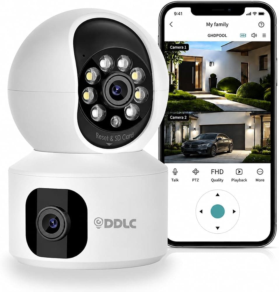 DDLC 5MP Indoor WiFi Smart CCTV Camera for Home